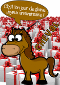 Le cheval s'invite à la fête d'anniversaire
